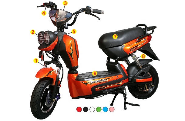 Xe máy điện Tenbike Challenger